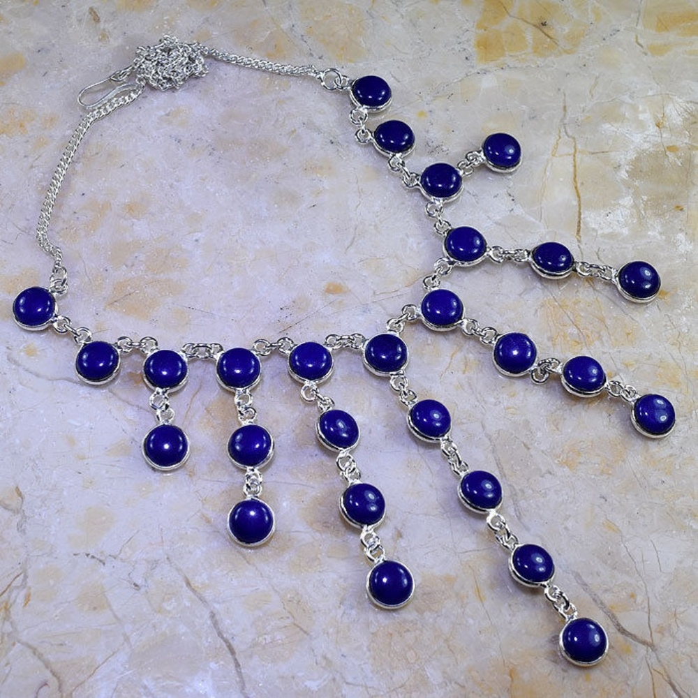 IOLITE raw gemstone necklace